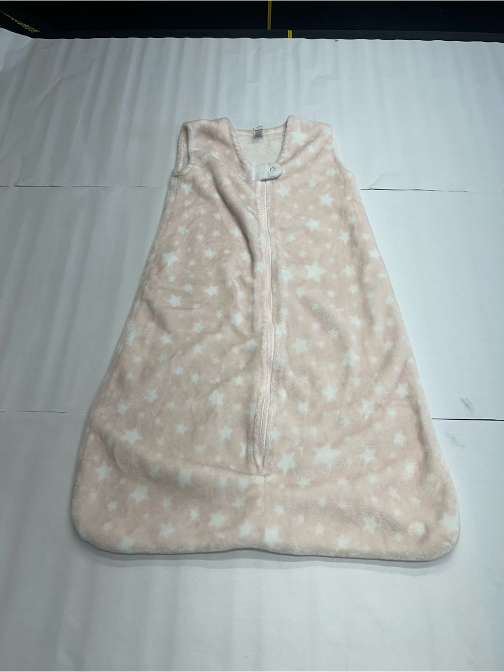 Hudson Baby Infant Girls Plush Sleeping Bag Wearable Blanket Pink Star 12-18M